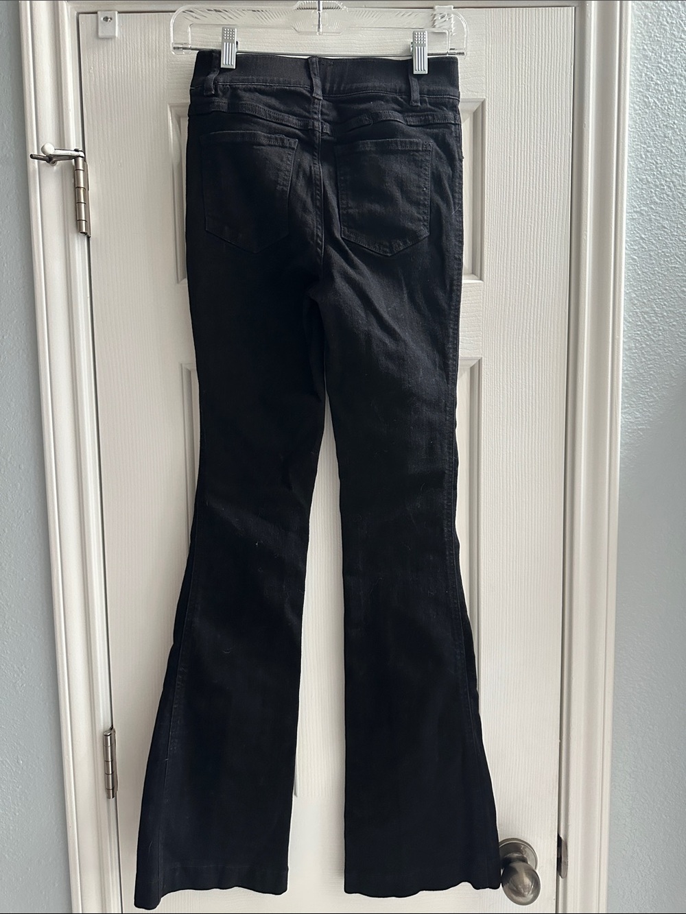 SPANX Shape EveryWear Flare Jeans Black Women’s XS Western Classic Boho - Picture 5 of 9